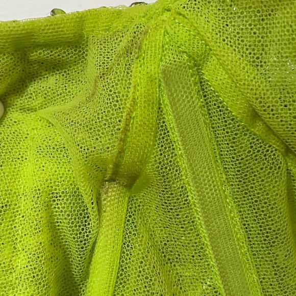 LIKE NEW Evening Gown statement couture neon green by Georges Hobeika - Picture 7 of 13